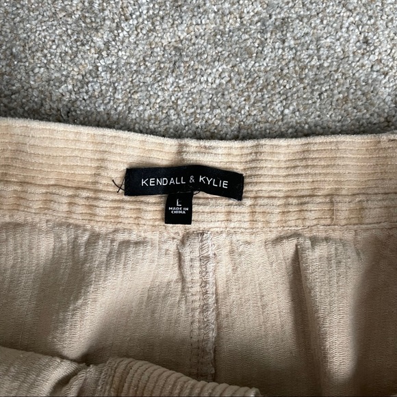 Kendall & Kylie Tan Corduroy tie skirt - Picture 5 of 5